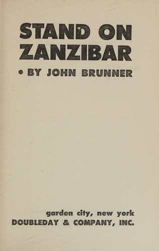 Cover for Stand on Zanzibar