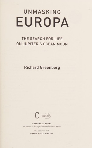 Cover for Unmasking Europa