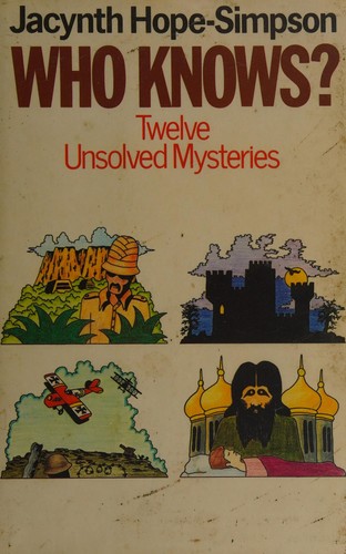 Cover for Who knows?