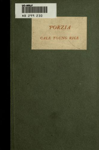 Cover for Porzia.
