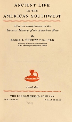 Cover for Ancient life in the American Southwest