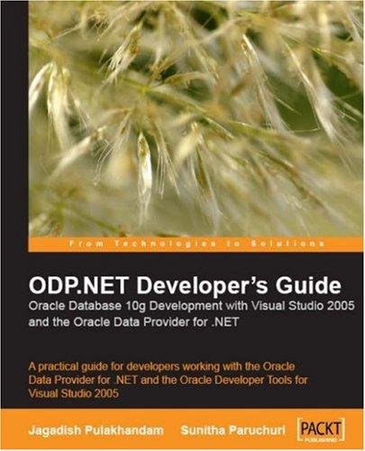 Cover for ODP.NET Developer's Guide