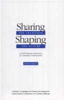 Cover for Sharing the tradition, shaping the future