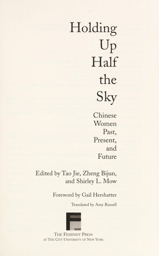 Cover for Holding up half the sky