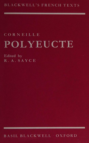 Cover for Polyeucte