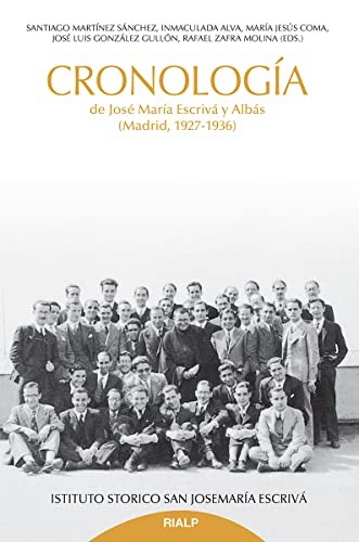 Cover for Cronología de Jose María Escrivá y Albás