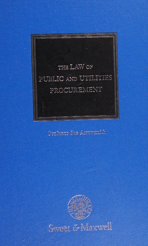 Cover for The Law of Public and Utilities Procurement