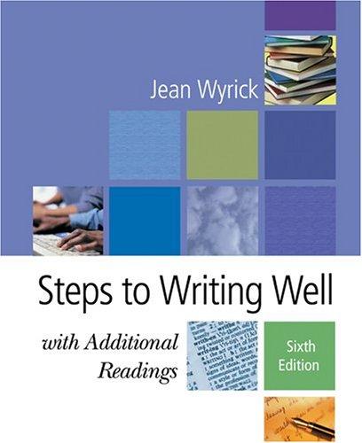Cover for Steps to Writing Well with Additional Readings
