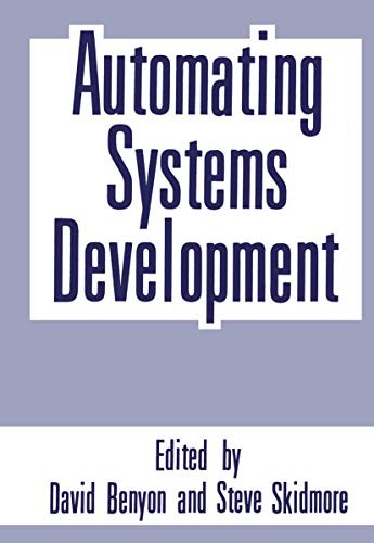 Cover for Automating Systems Development