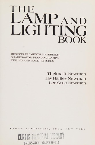 Cover for The lamp and lighting book