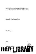 Cover for Progressin particle physics