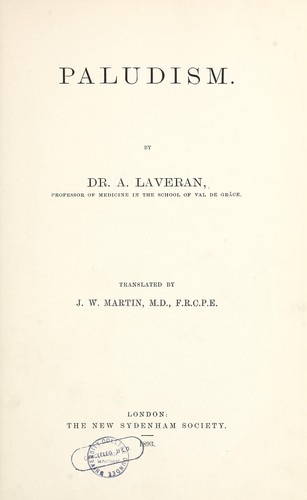 Cover for Paludism
