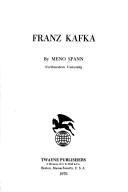 Cover for Franz Kafka