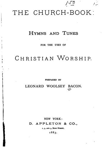 Cover for The Church-book: Hymns and Tunes for the Uses of Christian Worship