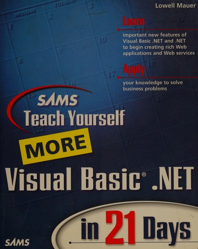 Cover for Sams teach yourself more Visual Basic .NET in 21 days