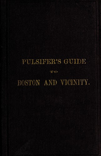 Cover for Guide to Boston and vicinity