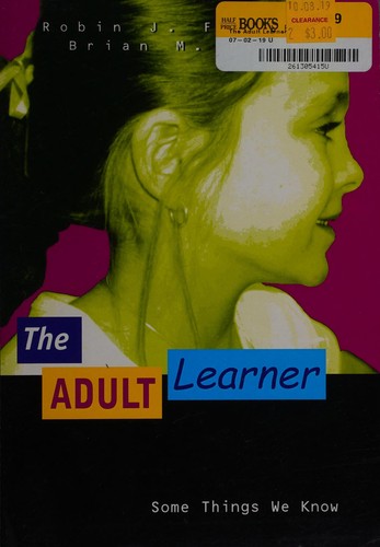 Cover for The adult learner