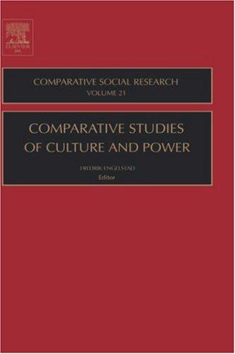 Cover for Comparative studies of culture and power