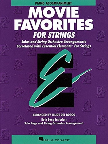 Cover for Movie Favorites - Piano Accompaniment Essential Elements for Strings