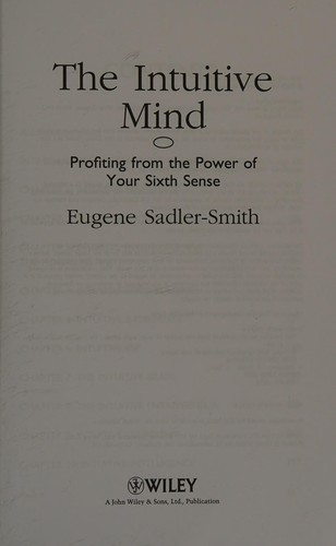 Cover for The intuitive mind