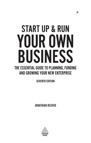 Cover for Start up & run your own business L
