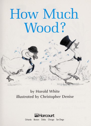 Cover for How much wood grade2 phonics practice readers
