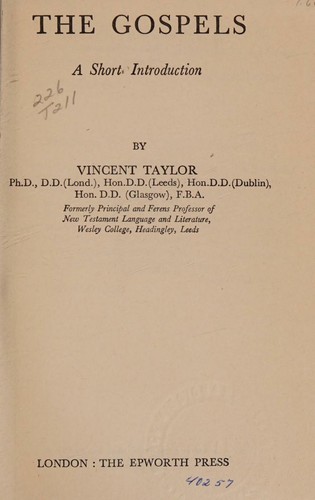 Cover for The Gospels