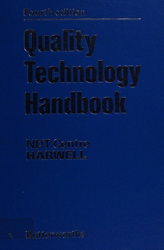Cover for Quality technology handbook