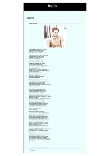 Cover for Ode On Jazz