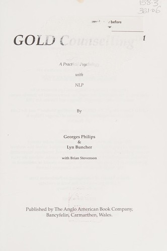 Cover for Gold Counselling