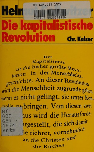 Cover for Die kapitalistische Revolution