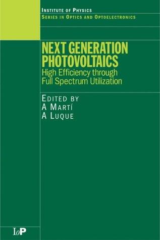 Cover for Next generation photovoltaics