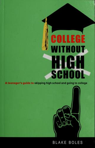Cover for College without high school