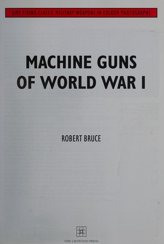 Cover for Machine Guns of World War I