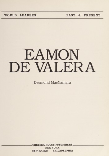 Cover for Eamon De Valera