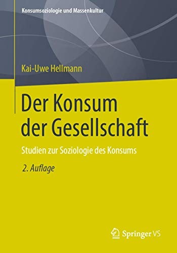 Cover for Der Konsum der Gesellschaft