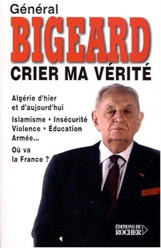 Cover for Crier ma vérité