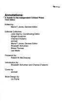 Cover for Annotations