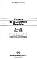 Cover for Historia de la literatura española