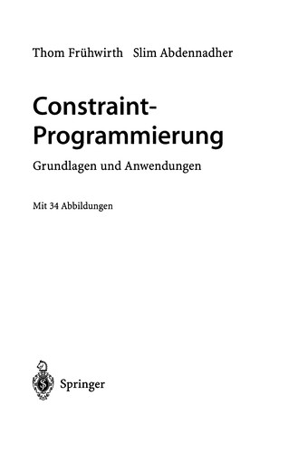 Cover for Constraint-Programmierung