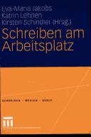 Cover for Schreiben am Arbeitsplatz