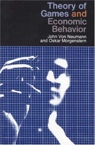 Cover for Theory of Games and Economic Behavior