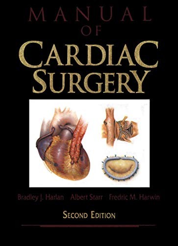 Cover for Manual of Cardiac Surgery