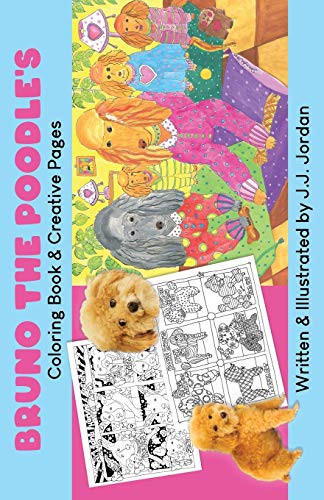 Cover for Bruno the Poodle’s Coloring Book & Creative Pages