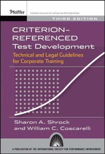 Cover for Criterion-referenced Test Development