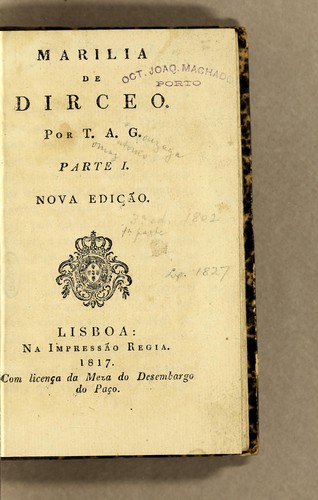 Cover for Marilia de Dirceo