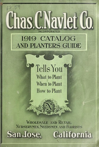 Cover for 1919 catalog and planters guide