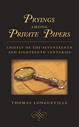 Cover for Pryings Among Private Papers