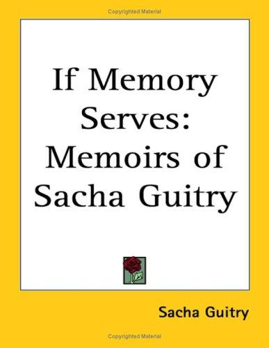 Cover for If Memory Serves