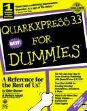 Cover for Quarkxpress 3.3 for Dummies (--for Dummies)
